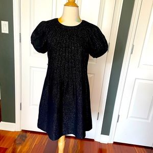 Beautiful mini dress with silver lurex Size 2/4